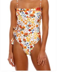 Agua Bendita Esme one-piece swimsuit Large not tags worn once
